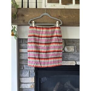 Talbots Skirt Women 6 Linen Modern Career Pencil Skirt